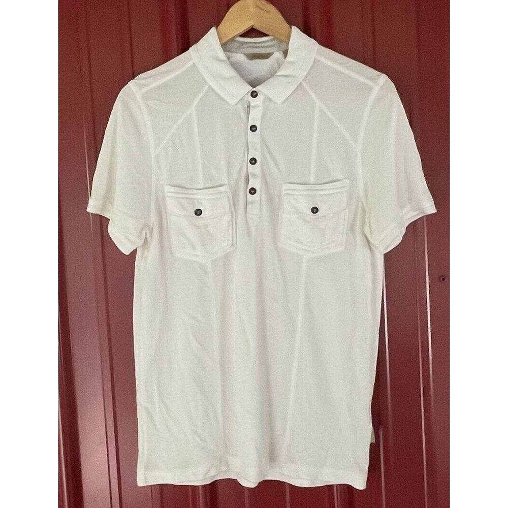 Ted Baker Polo Shirt Short Sleeve Casual Pockets Lightweight Mens Size 3